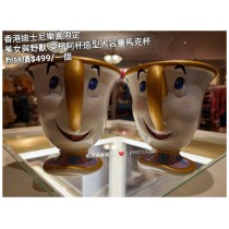 香港迪士尼樂園限定 美女與野獸 茶杯阿杯造型大容量馬克杯